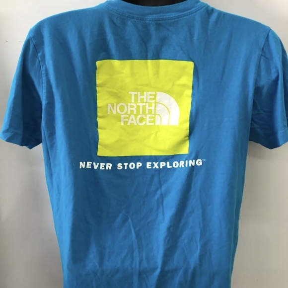 The North Face Men's Blue Tee Shirt Size Medium - Picture 4 of 4